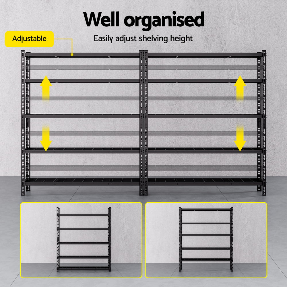 1.8MX2.4M Garage Shelving Warehouse Rack - Tools > Tools Storage > Wall Storage Racks - Rivercity House & Home Co. (ABN 18 642 972 209) - Affordable Modern Furniture Australia