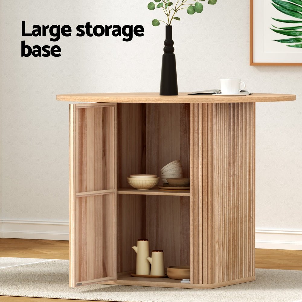 1M Dining Table Storage Base - Furniture > Dining > Dining Tables - Rivercity House & Home Co. (ABN 18 642 972 209) - Affordable Modern Furniture Australia