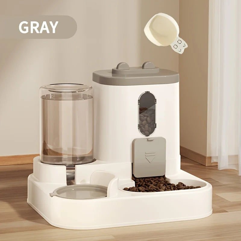 2-in-1 Automatic Cat Food and Water Dispenser - Pet Care > Dog Supplies > Dog Bowls, Feeders & Waterers - Rivercity House & Home Co. (ABN 18 642 972 209) - Affordable Modern Furniture Australia