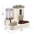 2-in-1 Automatic Cat Food and Water Dispenser