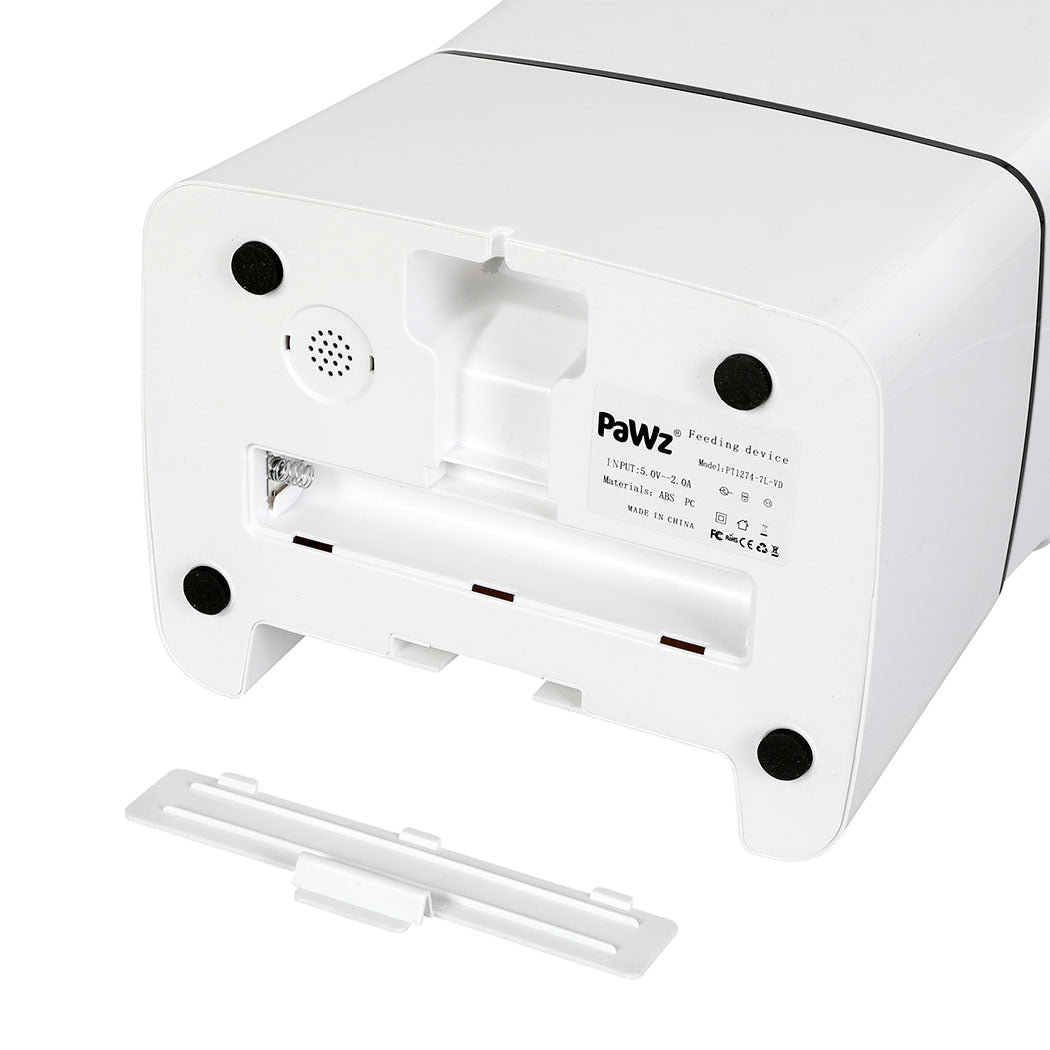 2 - in - 1 Automatic Pet Feeder with WiFi Camera and Laser Toy - White - Rivercity House & Home Co. (ABN 18 642 972 209) - Affordable Modern Furniture Australia