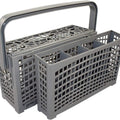 2 in 1 Universal Dishwasher Cutlery Basket 24x13x13 cm - Grey