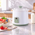 2-in-1 Yoghurt Maker and Fermenter 2L with Greek Yoghurt Strainer and Soft Cheese Machine