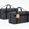 2-Pack 180L Extra Large Moving Storage Bags with Handles & Heavy Duty Zipper - Blue