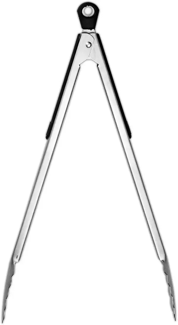 2 Pack 36 cm 430 Stainless Steel Locking Kitchen Tongs with Silicone Grip for BBQ and Grilling - Home & Garden > BBQ > BBQ Tools - Rivercity House & Home Co. (ABN 18 642 972 209) - Affordable Modern Furniture Australia