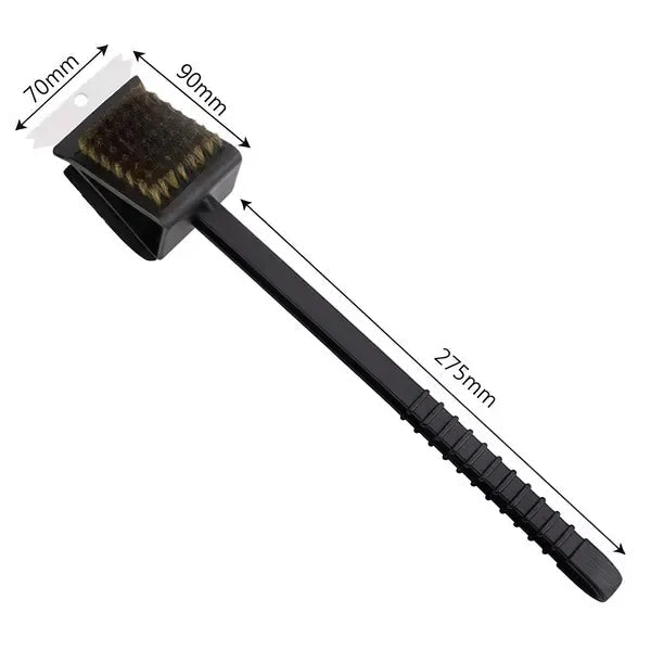 2 Pack Double-Sided 3-in-1 Grill Brush and Scraper Set for Gas and Charcoal Grills - Home & Garden > BBQ > BBQ Cleaning - Rivercity House & Home Co. (ABN 18 642 972 209) - Affordable Modern Furniture Australia