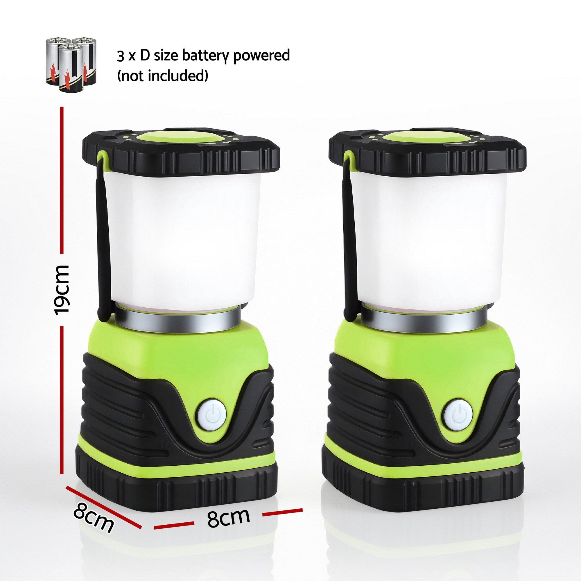 2 - Pack LED Camping Lanterns, 1000LM Super Bright Waterproof Portable Emergency Tent Lights - Outdoor Recreation > Camping > Camping Lights & Lanterns - Rivercity House & Home Co. (ABN 18 642 972 209) - Affordable Modern Furniture Australia