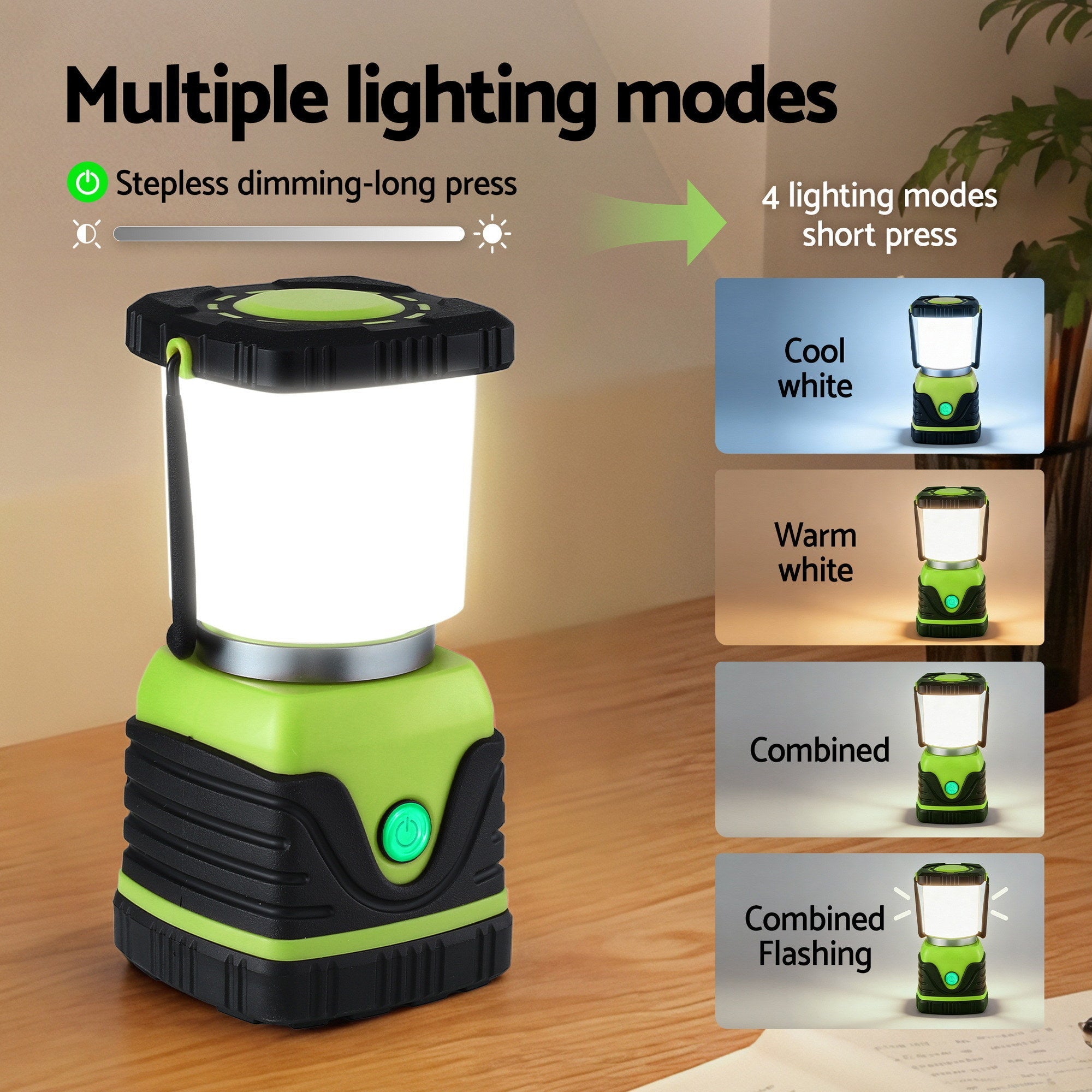 2 - Pack LED Camping Lanterns, 1000LM Super Bright Waterproof Portable Emergency Tent Lights - Outdoor Recreation > Camping > Camping Lights & Lanterns - Rivercity House & Home Co. (ABN 18 642 972 209) - Affordable Modern Furniture Australia