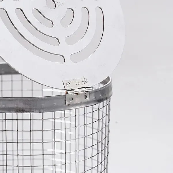 2 Pack Stainless Steel Rolling Grill Baskets with Hooks and Forks 31 cm & 21 cm - Silver - Home & Garden > BBQ > BBQs & Accessories - Rivercity House & Home Co. (ABN 18 642 972 209) - Affordable Modern Furniture Australia