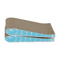 Set of 2 Wave-Design Cat Scratcher Board - Brown