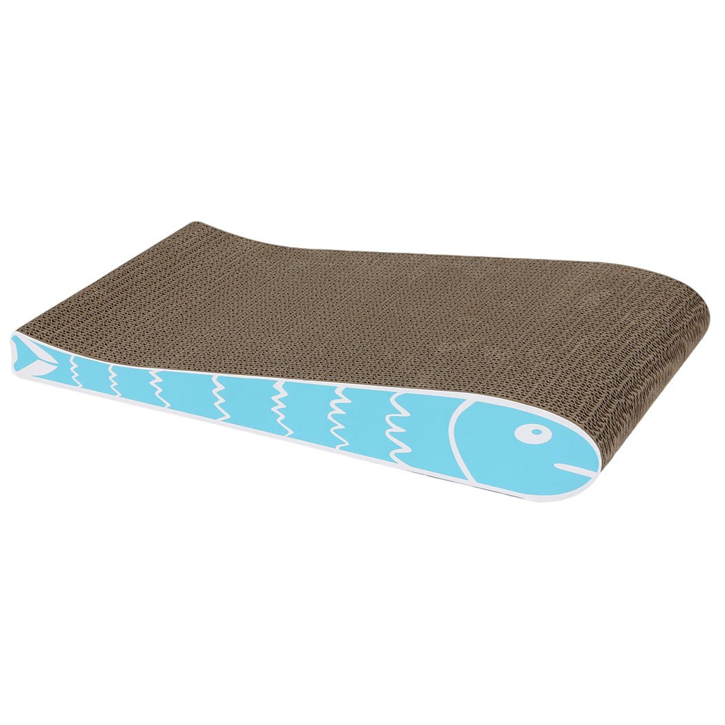 2 - Pack Wave - Design Cat Scratcher Board - Brown - Rivercity House & Home Co. (ABN 18 642 972 209) - Affordable Modern Furniture Australia