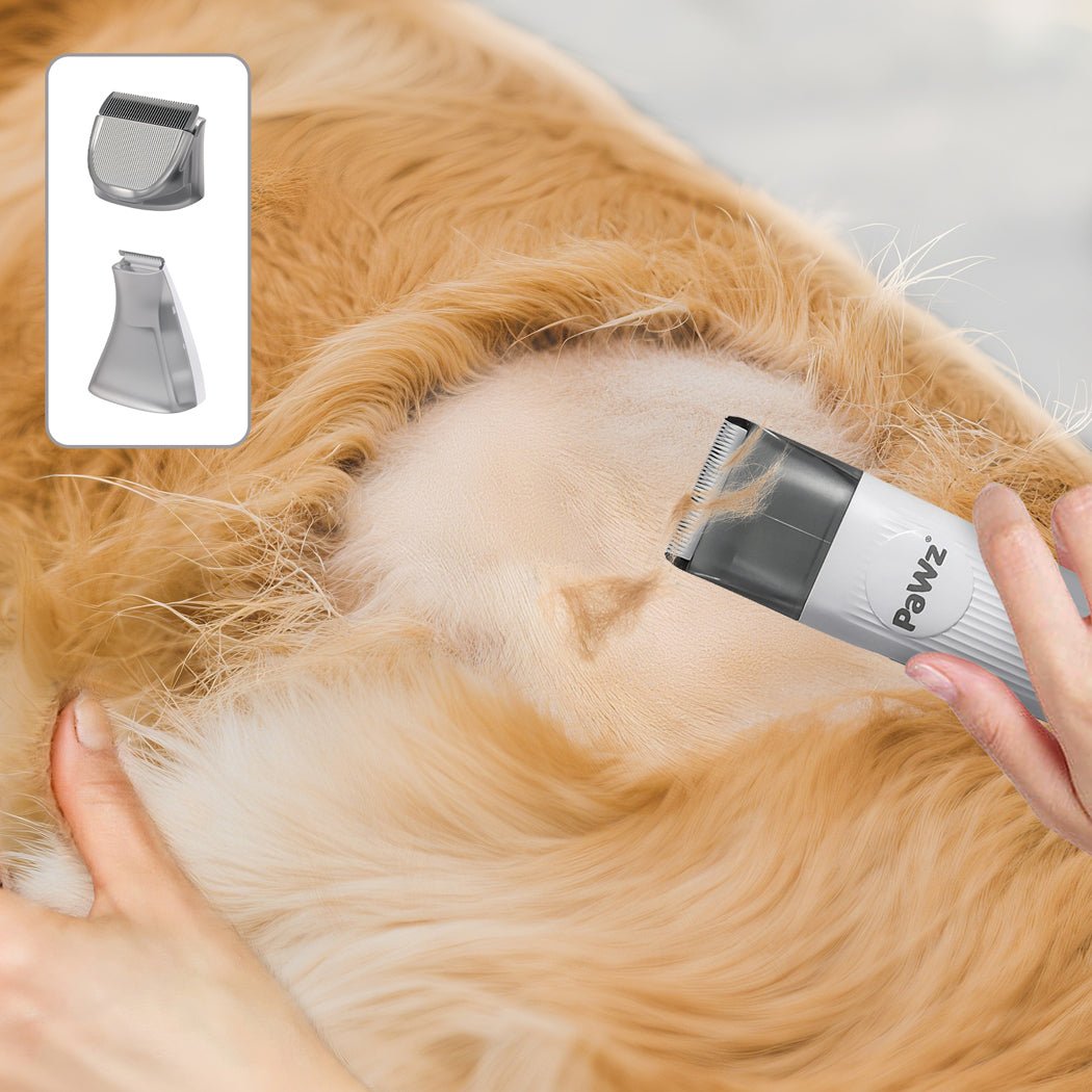 2 Pc Pet Trimmer & Clipper Blade Set for Grooming - White - Rivercity House & Home Co. (ABN 18 642 972 209) - Affordable Modern Furniture Australia