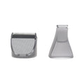 2 Pc Pet Trimmer & Clipper Blade Set for Grooming - White