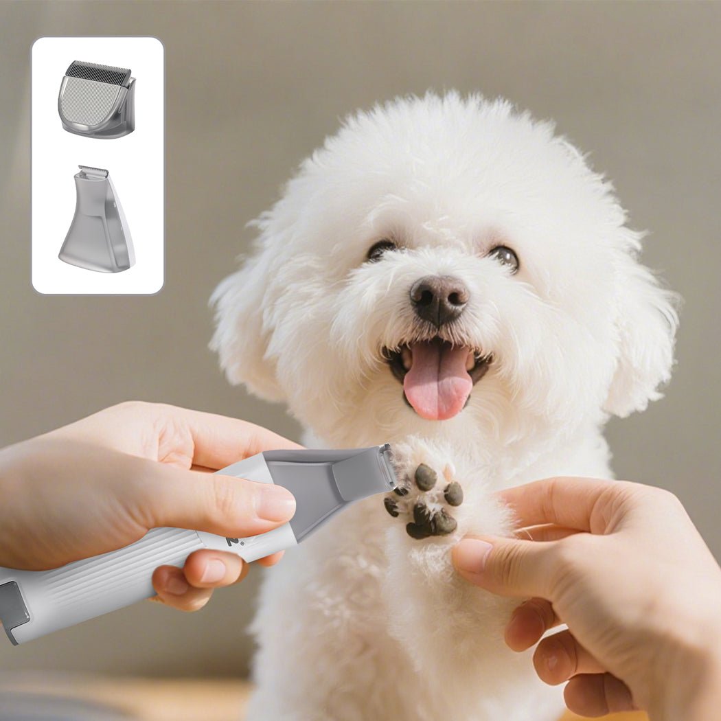 2 Pc Pet Trimmer & Clipper Blade Set for Grooming - White - Rivercity House & Home Co. (ABN 18 642 972 209) - Affordable Modern Furniture Australia