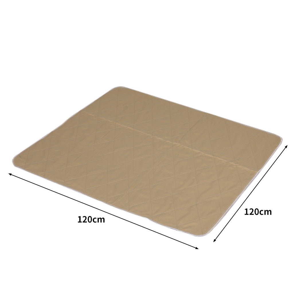 2 Pcs Jumbo 120x120 cm Reusable Waterproof Dog Urine Pads - Blue - Rivercity House & Home Co. (ABN 18 642 972 209) - Affordable Modern Furniture Australia