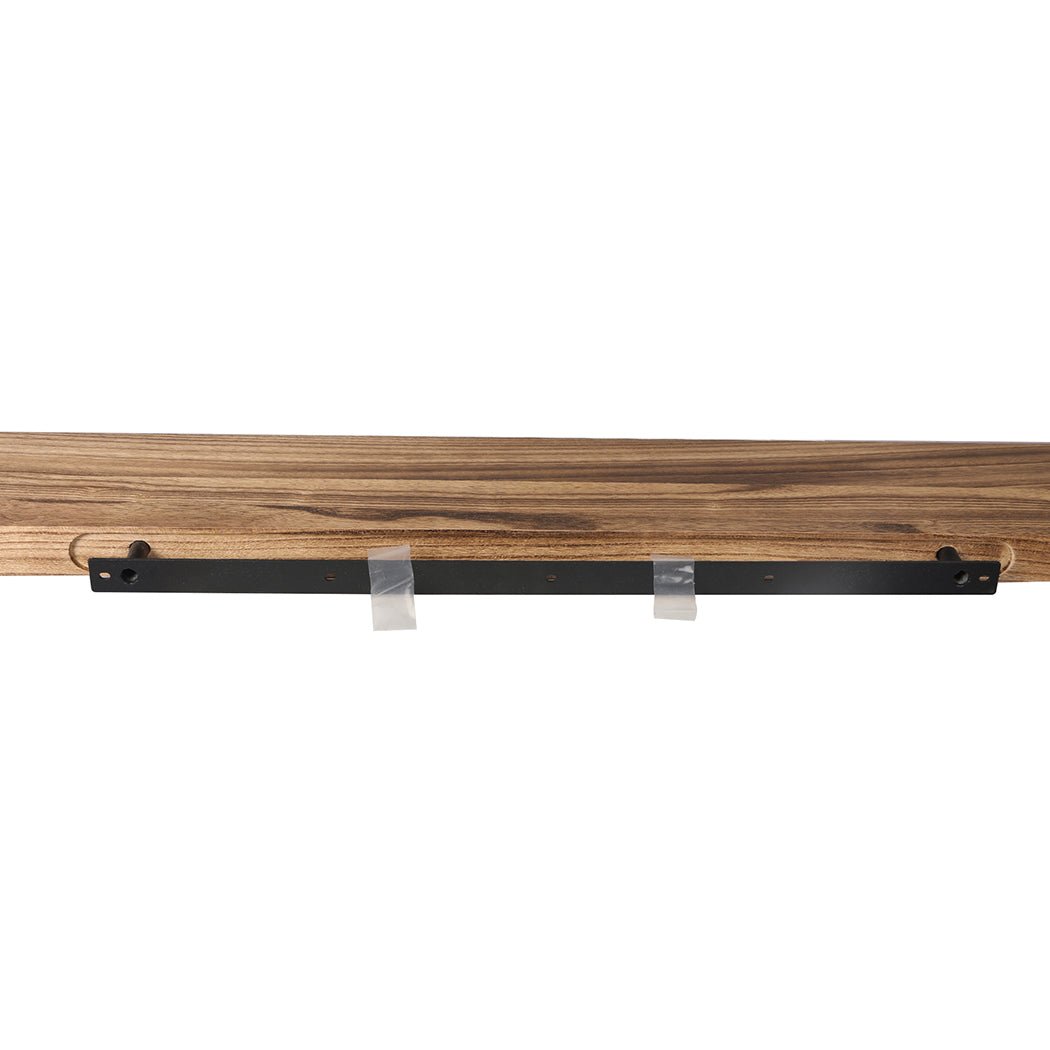 2 Pcs Medium Wall Mounted Floating Shelves - Natural - Rivercity House & Home Co. (ABN 18 642 972 209) - Affordable Modern Furniture Australia