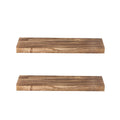 2 Pcs Medium Wall Mounted Floating Shelves - Natural
