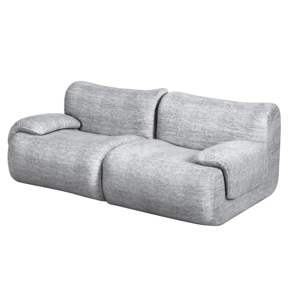 2 Seater Sofa Modular Sectional Sofas Couch Bed No Assembly Living Room Grey - Furniture > Sofas > Sofas & Sofa Beds - Rivercity House & Home Co. (ABN 18 642 972 209) - Affordable Modern Furniture Australia