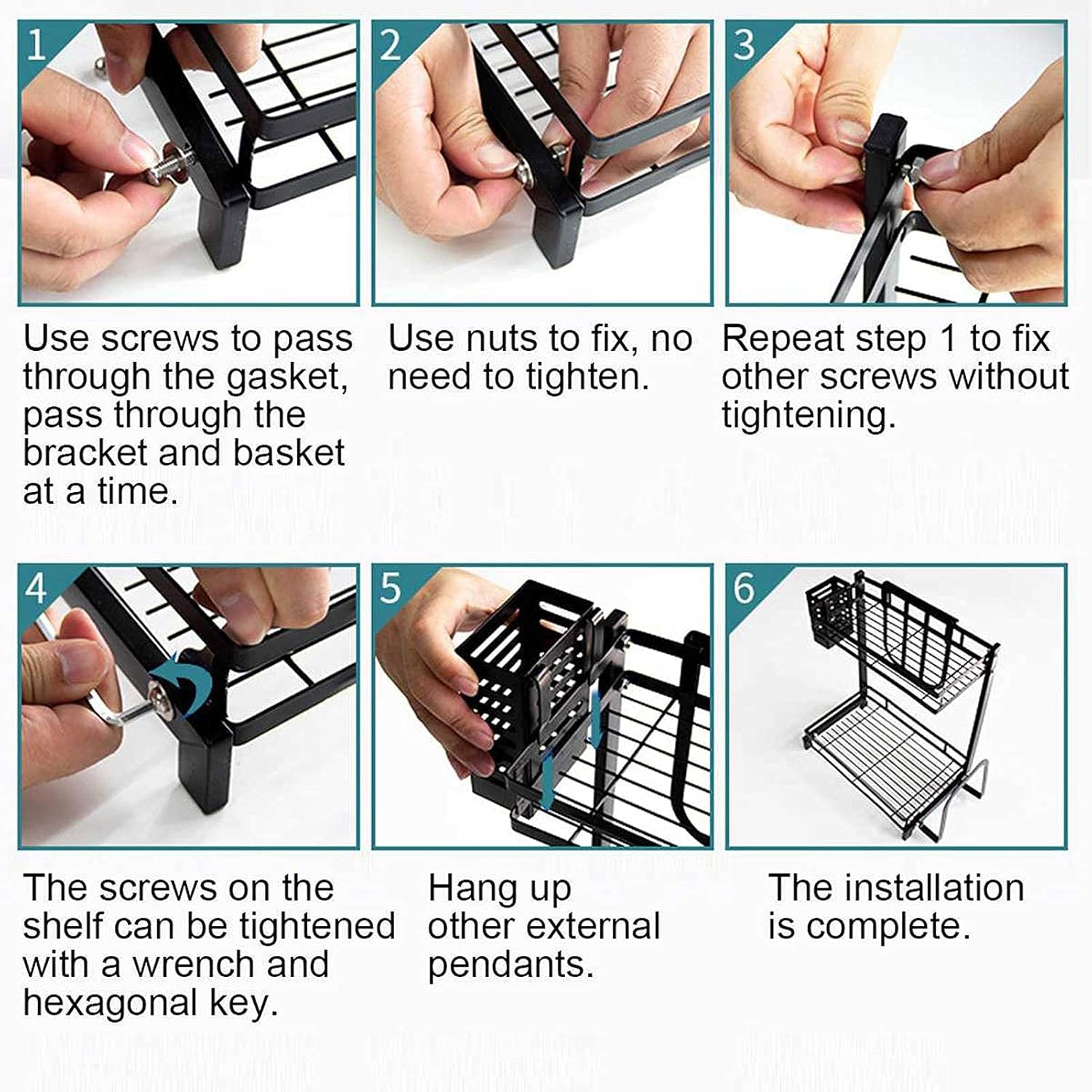 2 - Tier Kitchen Spice Rack Organizer Storage Shelf for Condiments, Oil Bottles, Utensils, Cutting Board & More - Home & Garden > DIY > Kitchen & Bathroom DIY - Rivercity House & Home Co. (ABN 18 642 972 209) - Affordable Modern Furniture Australia