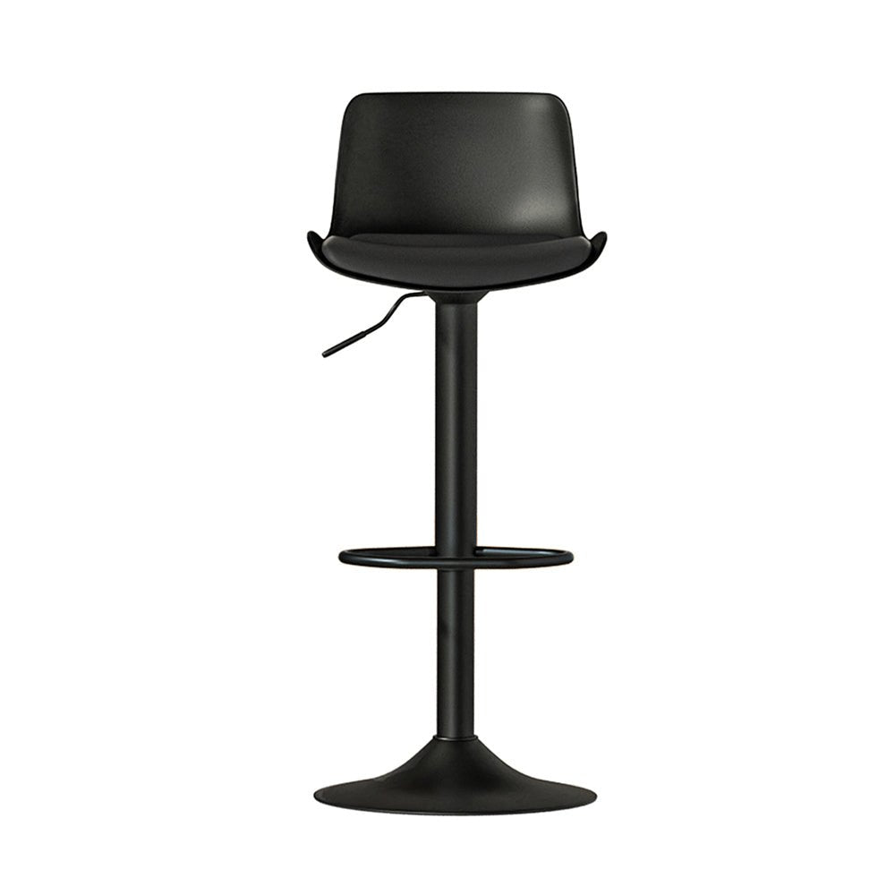 2 x Contemporary Gas Lift Swivel Bar Stools Black - Furniture > Bar Stools & Chairs - Rivercity House & Home Co. (ABN 18 642 972 209) - Affordable Modern Furniture Australia