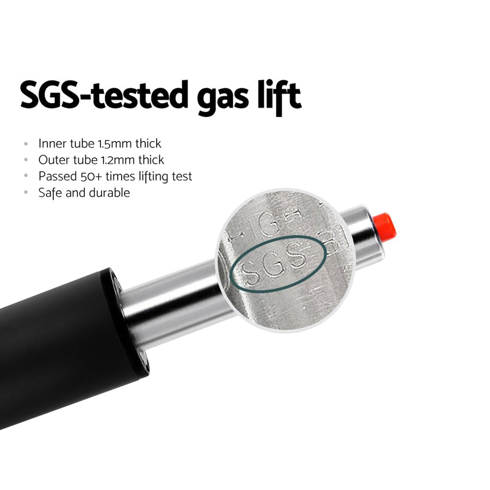 2 x Nuvo Bar Stools PU Leather - White - Furniture > Bar Stools & Chairs - Rivercity House & Home Co. (ABN 18 642 972 209) - Affordable Modern Furniture Australia