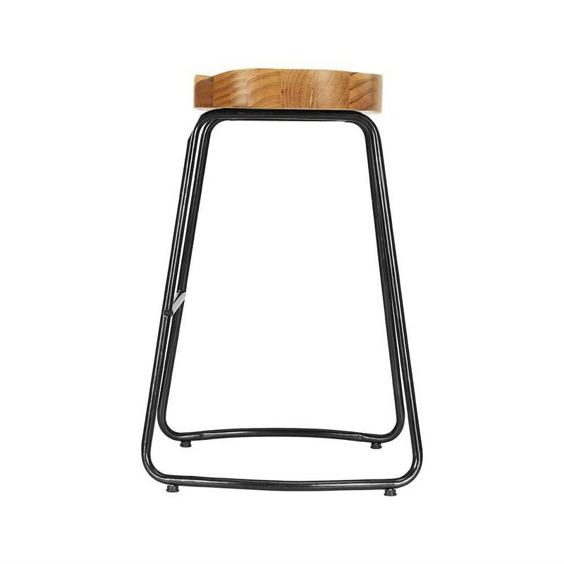 2 x Wooden Barstools 65CM - Rivercity House & Home Co. (ABN 18 642 972 209) - Affordable Modern Furniture Australia