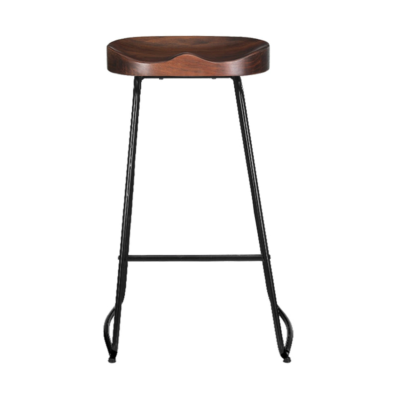 2 x Wooden Barstools - Rivercity House & Home Co. (ABN 18 642 972 209) - Affordable Modern Furniture Australia