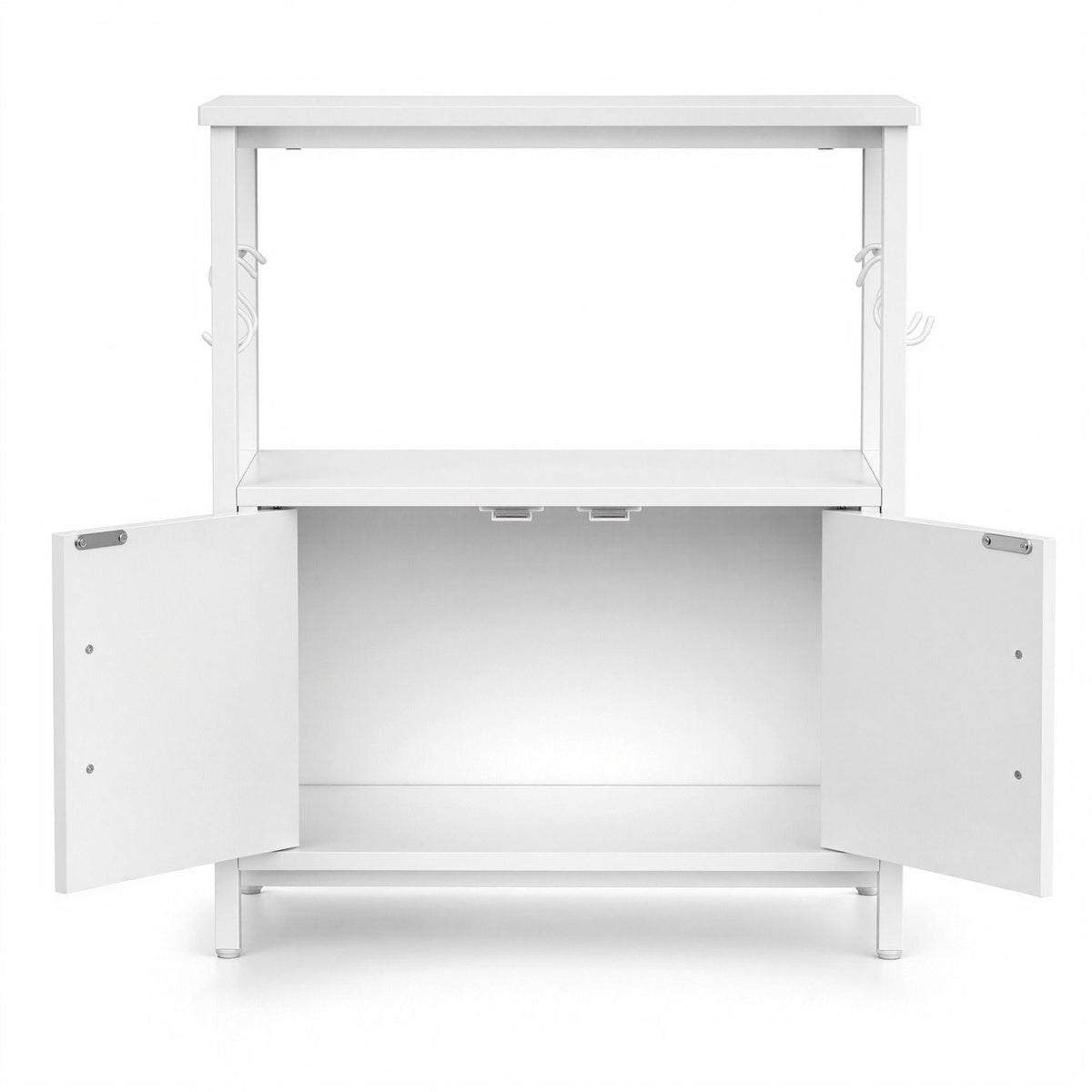 20 Gallon 3-Tier Aquarium Stand with Storage Cabinet and Open Shelf - White - Furniture > Living Room > Bookcases & Shelves - Rivercity House & Home Co. (ABN 18 642 972 209) - Affordable Modern Furniture Australia