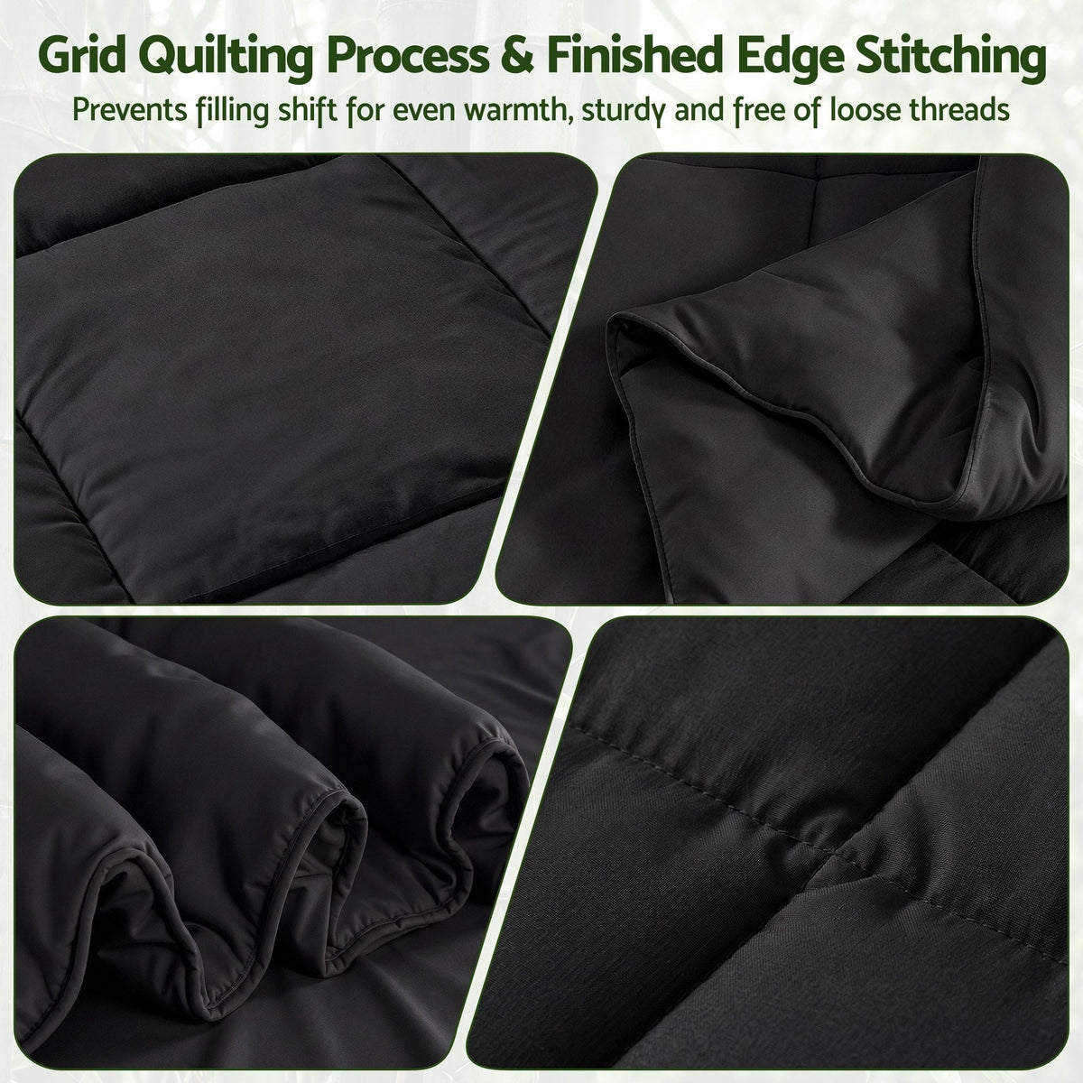 200GSM Bamboo Microfibre Super King Quilt Lightweight All Season Doona - Home & Garden > Bedding > Quilts & Duvets - Rivercity House & Home Co. (ABN 18 642 972 209) - Affordable Modern Furniture Australia