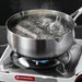 20cm 316L Stainless Steel Saucepan Compound Steel Honeycomb Nonstick Sauce Pan with Glass Lid 2.2L Pot Stay - Cool Handle Multipurpose Milk Saucepan, Induction Capable and Gas Stove - Home & Garden > Kitchenware > Skillets & Frying Pans - Rivercity House & Home Co. (ABN 18 642 972 209) - Affordable Modern Furniture Australia