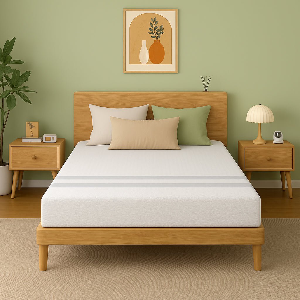 20cm Double Reversible Gel Memory Foam Mattress Medium Soft & Firm - Furniture > Mattresses > Double Mattress - Rivercity House & Home Co. (ABN 18 642 972 209) - Affordable Modern Furniture Australia
