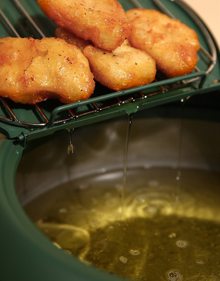 20cm JSHS - YZG0320 - 1 Double Handle Tempura Karaga Fryer Pot Frying Pan - Appliances > Kitchen Appliances > Deep Fryers - Rivercity House & Home Co. (ABN 18 642 972 209) - Affordable Modern Furniture Australia