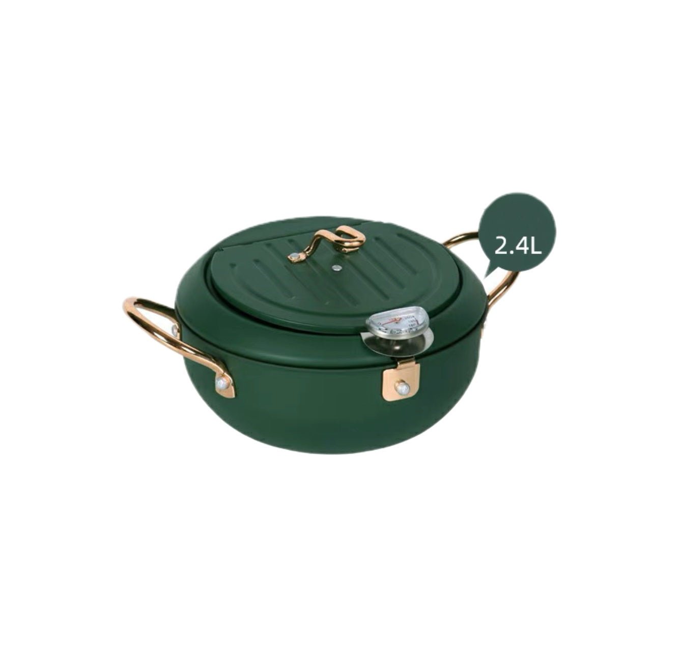 20cm JSHS - YZG0320 - 1 Double Handle Tempura Karaga Fryer Pot Frying Pan - Appliances > Kitchen Appliances > Deep Fryers - Rivercity House & Home Co. (ABN 18 642 972 209) - Affordable Modern Furniture Australia