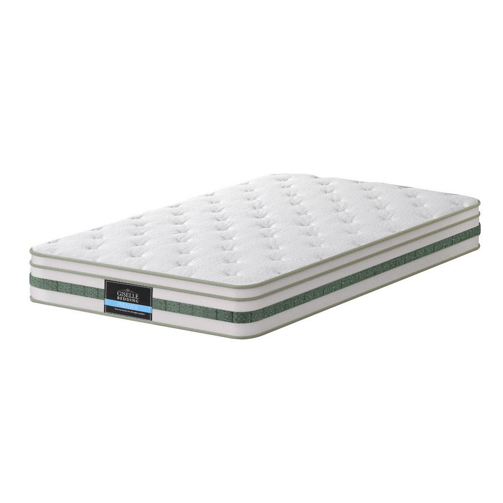 20cm Single Green Tea Mattresses - Furniture > Mattresses > Single Mattress - Rivercity House & Home Co. (ABN 18 642 972 209) - Affordable Modern Furniture Australia