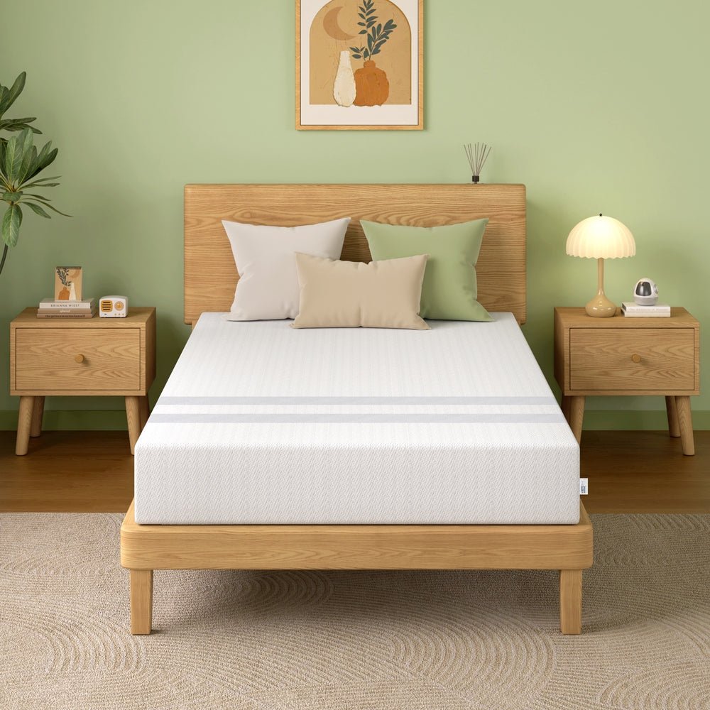 20cm Single Reversible Gel Memory Foam Mattress Medium Soft & Firm - Furniture > Mattresses > Single Mattress - Rivercity House & Home Co. (ABN 18 642 972 209) - Affordable Modern Furniture Australia