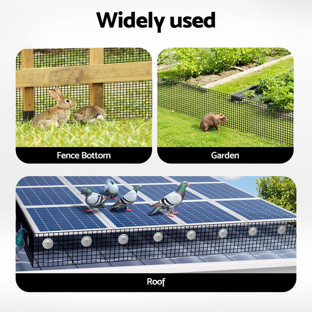 20cm x 30M Solar Panel Bird Guard Mesh Critter Guard Roll Kit with Rust - Proof PVC Coating - Home & Garden > Solar Panels > Portable Solar Panels - Rivercity House & Home Co. (ABN 18 642 972 209) - Affordable Modern Furniture Australia