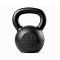 20kg Cast Iron Kettlebell with Powder Coating and Flat Bottom