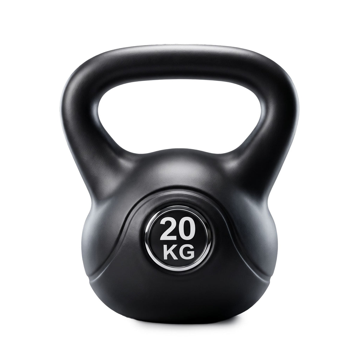 20kg Kettlebell Weight with Anti-slip Handle & Stable Base for Strength Training - Black - Sports & Fitness > Exercise, Gym & Fitness > Free Weights - Rivercity House & Home Co. (ABN 18 642 972 209) - Affordable Modern Furniture Australia