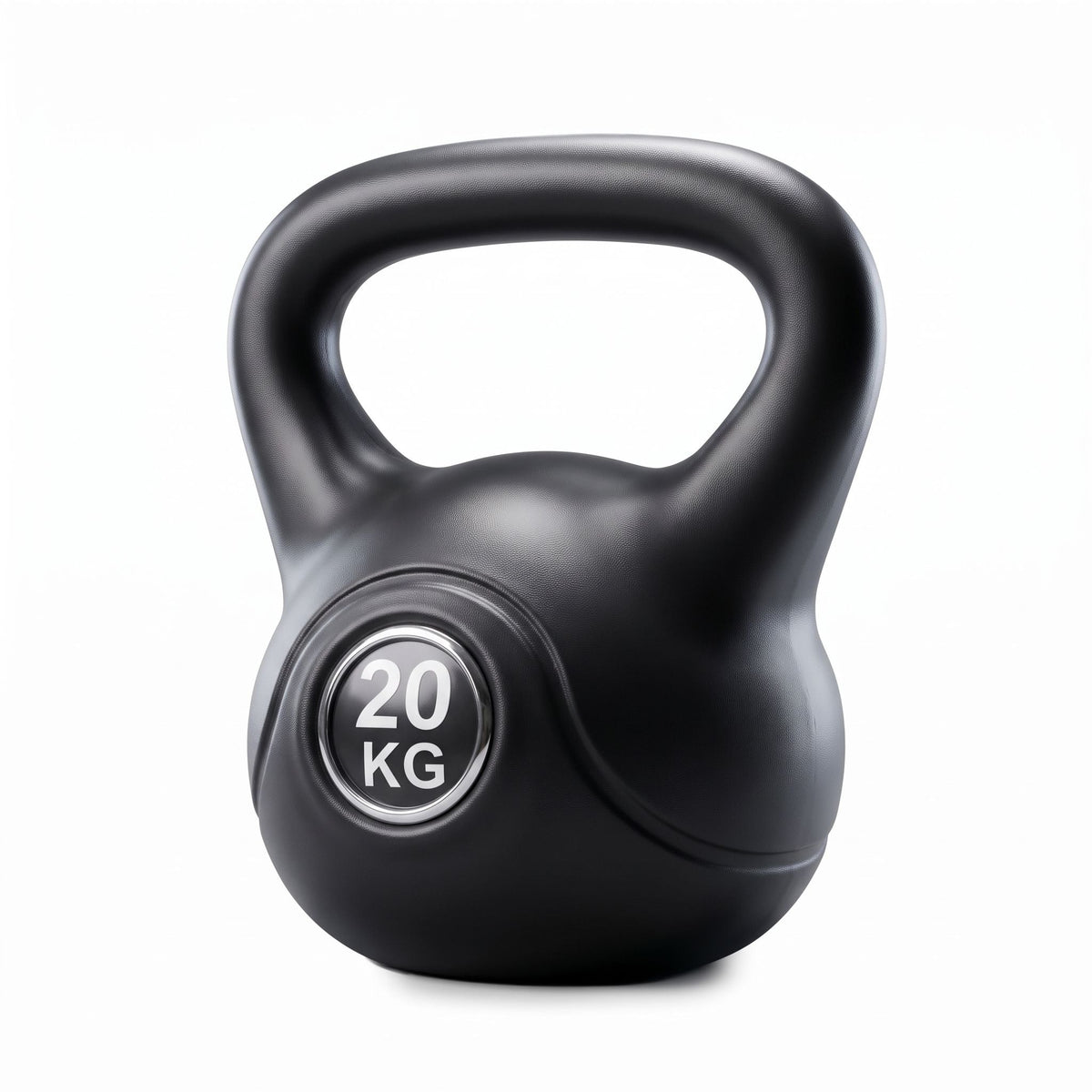 20kg Kettlebell Weight with Anti-slip Handle & Stable Base for Strength Training - Black - Sports & Fitness > Exercise, Gym & Fitness > Free Weights - Rivercity House & Home Co. (ABN 18 642 972 209) - Affordable Modern Furniture Australia