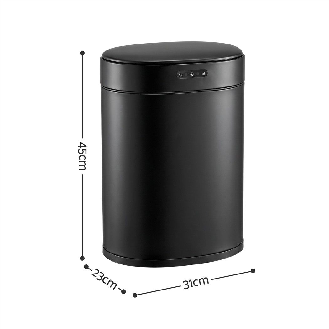 20L Automatic Touchless Sensor Kitchen Rubbish Bin with Odour Control - Black - Home & Garden > Kitchen Bins > Automatic Bins - Rivercity House & Home Co. (ABN 18 642 972 209) - Affordable Modern Furniture Australia