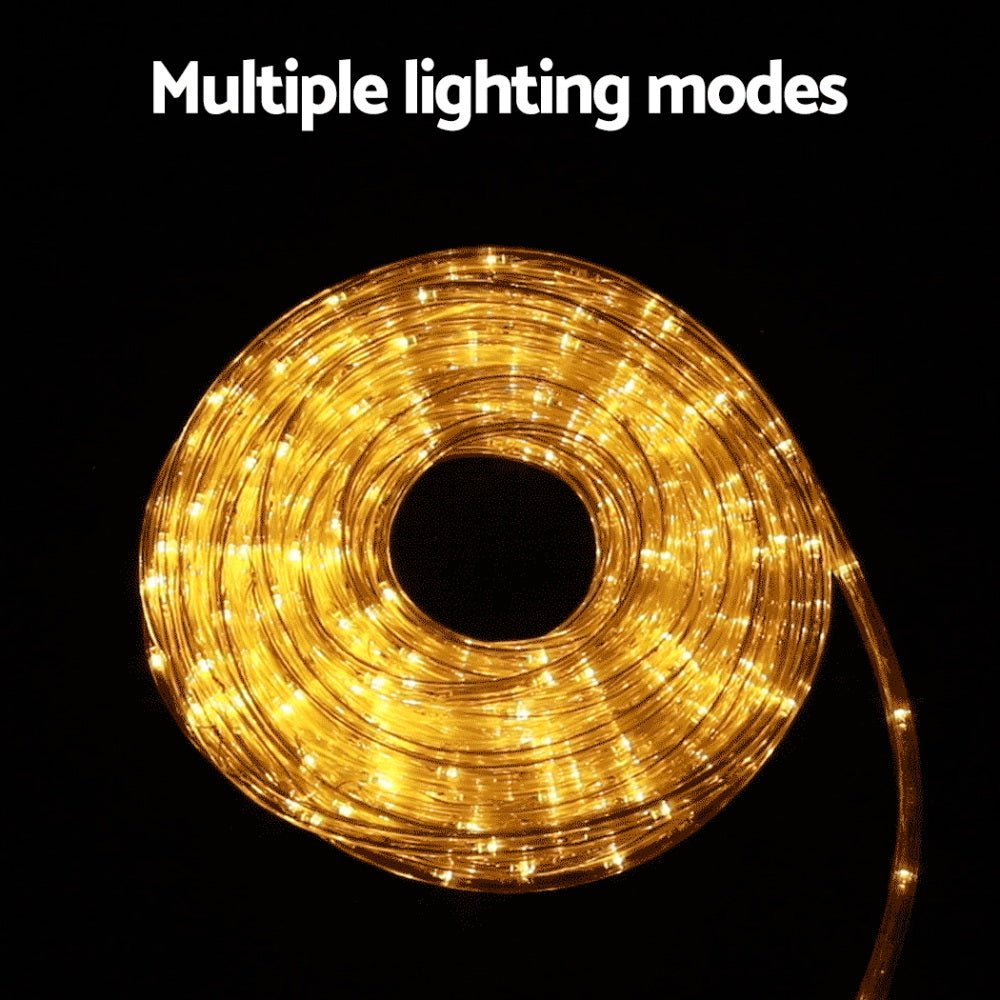 20M Christmas Lights String Rope Light Decorations 600 LED Warm - Occasions > Christmas > Outdoor Decorations & Lights - Rivercity House & Home Co. (ABN 18 642 972 209) - Affordable Modern Furniture Australia