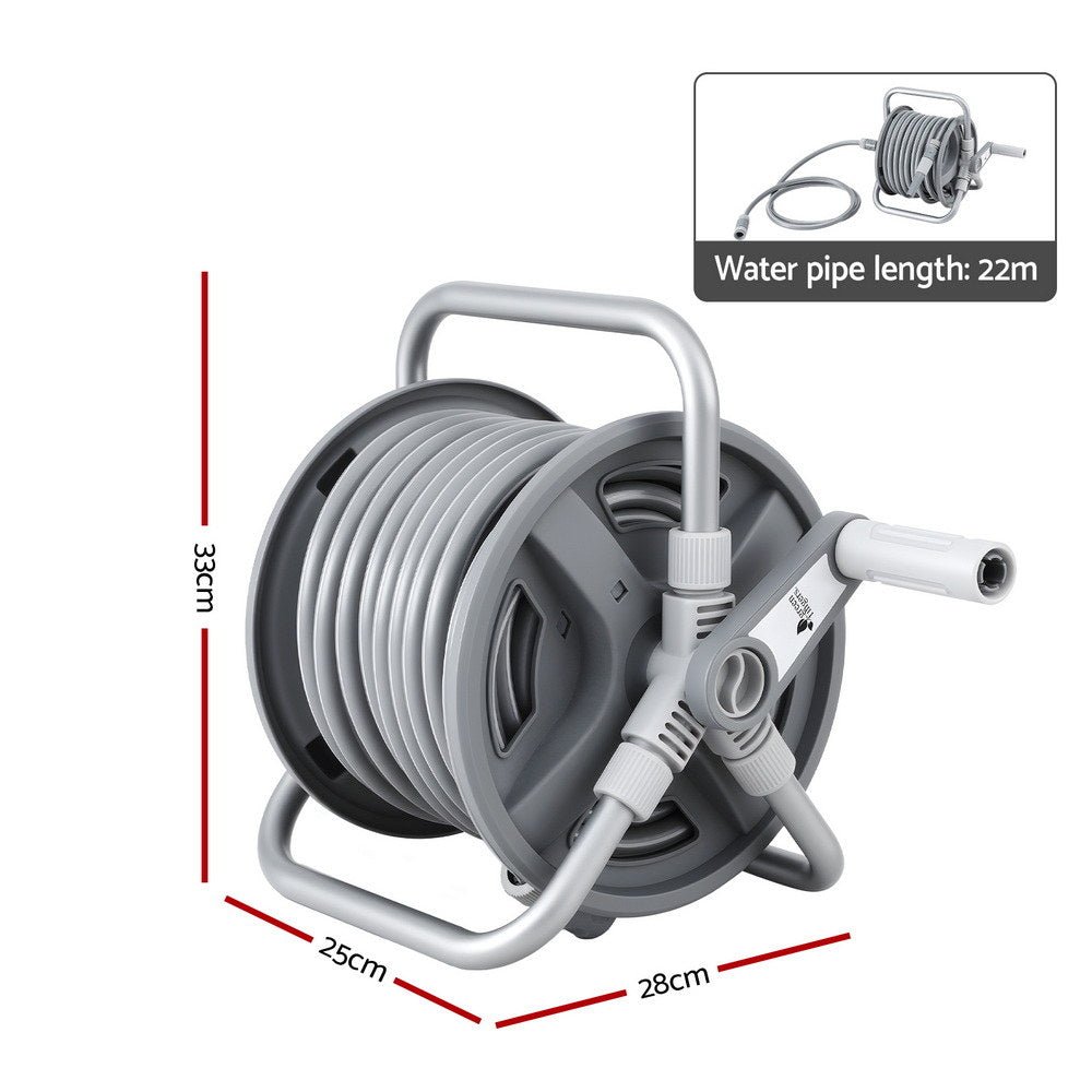 20m Retractable Garden Hose Reel Heavy Duty 1/2" Hose Auto Rewind - Home & Garden > Garden Tools > Garden Hoses - Rivercity House & Home Co. (ABN 18 642 972 209) - Affordable Modern Furniture Australia