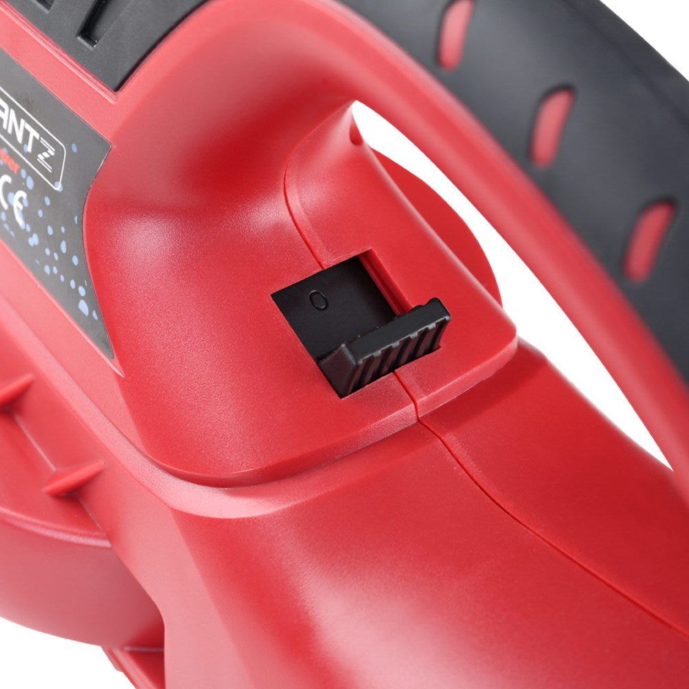 20V Cordless Lithium-Ion Electric Leaf Blower with 2-Speed Nozzles - Black and Red - Home & Garden > Garden Tools > Leaf Blowers - Rivercity House & Home Co. (ABN 18 642 972 209) - Affordable Modern Furniture Australia