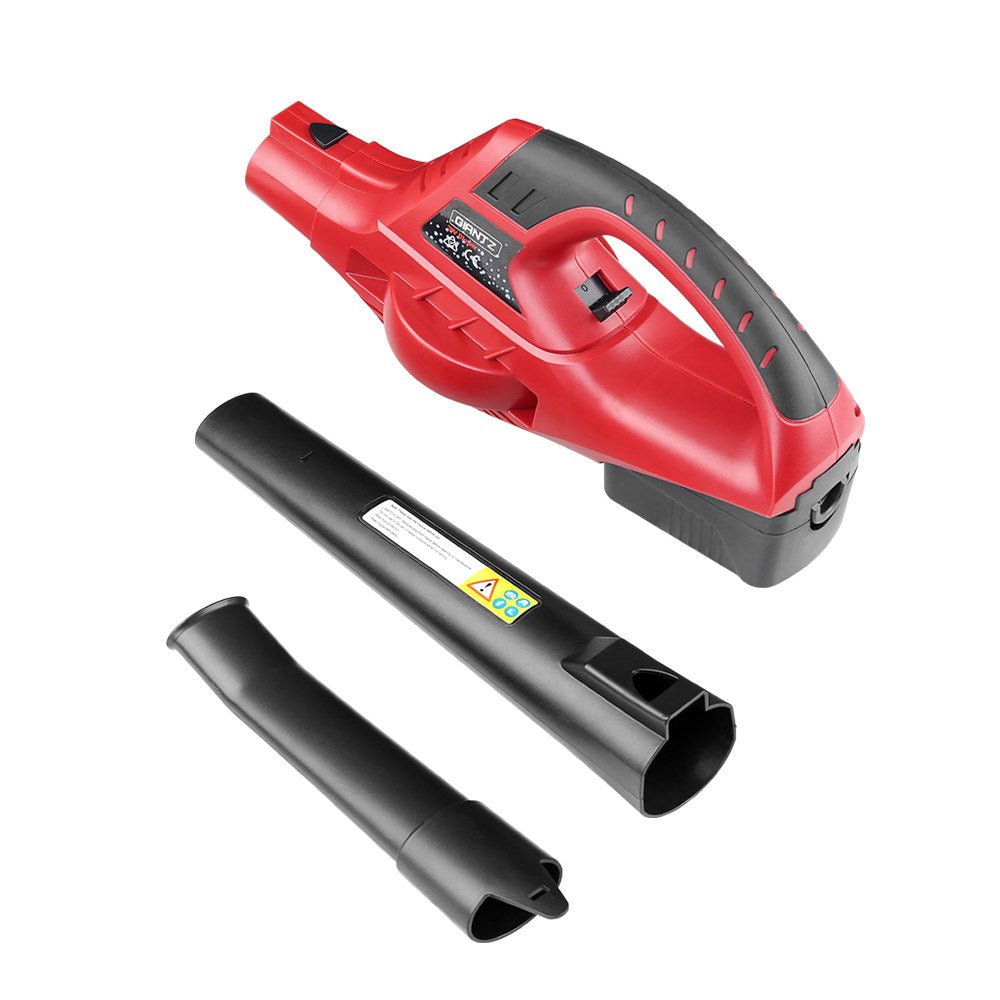 20V Cordless Lithium-Ion Electric Leaf Blower with 2-Speed Nozzles - Black and Red - Home & Garden > Garden Tools > Leaf Blowers - Rivercity House & Home Co. (ABN 18 642 972 209) - Affordable Modern Furniture Australia
