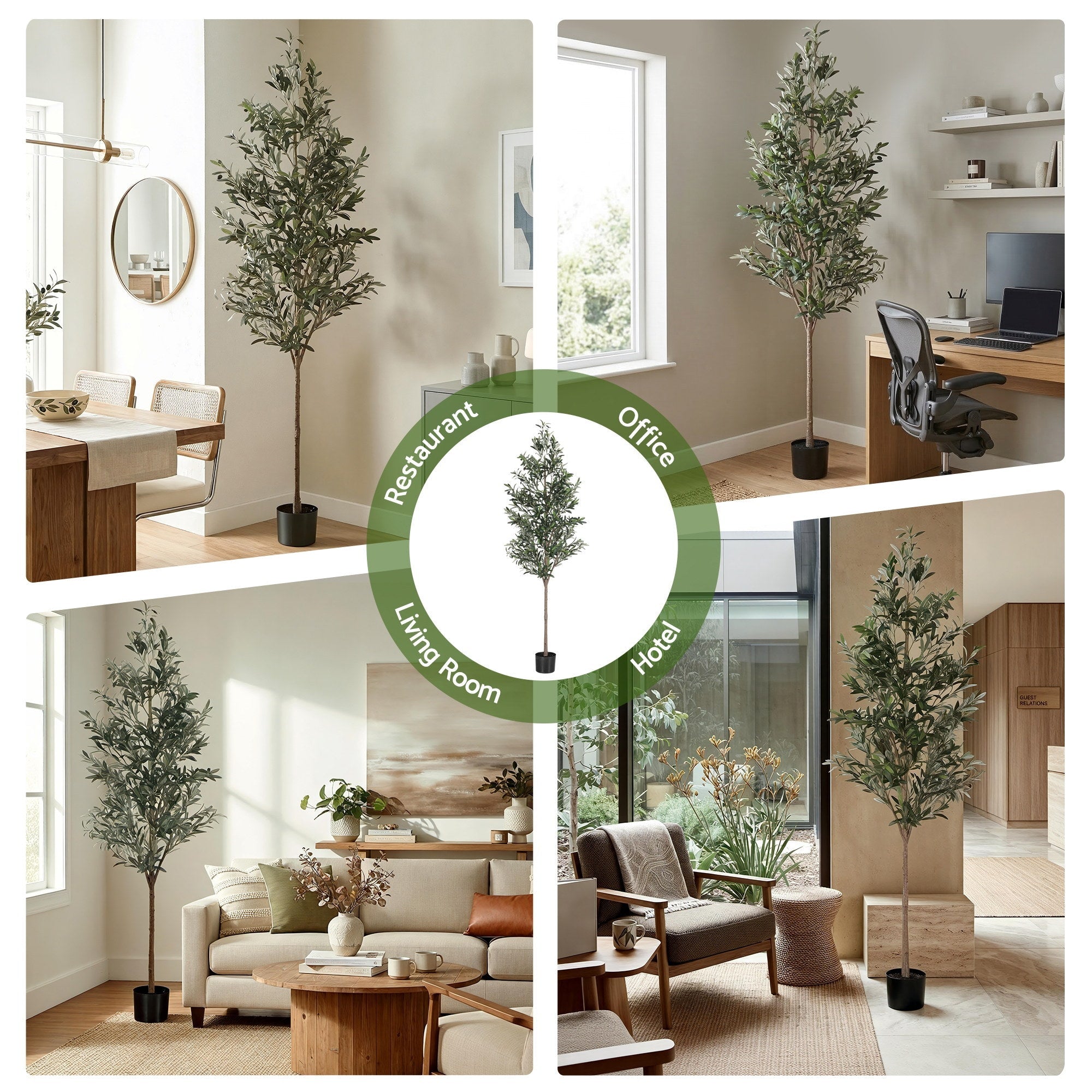210cm Artificial Olive Tree Faux Trees Indoor Decor Artificial Plants Lifelike Plant 2.1M - Home & Garden > Artificial Plants > Artificial Trees - Rivercity House & Home Co. (ABN 18 642 972 209) - Affordable Modern Furniture Australia