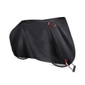 210D Oxford Waterproof Bike Cover with UV Protection and Lock Holes for 1-2 Bicycles, 190 x 65 x 98 cm - Black