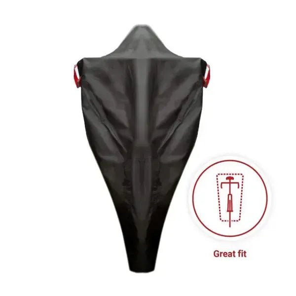 210D Oxford Waterproof Bike Cover with UV Protection and Lock Holes for 1-2 Bicycles, 190 x 65 x 98 cm - Black - Sports & Fitness > Bikes & Accessories > Bicycle Bags - Rivercity House & Home Co. (ABN 18 642 972 209) - Affordable Modern Furniture Australia