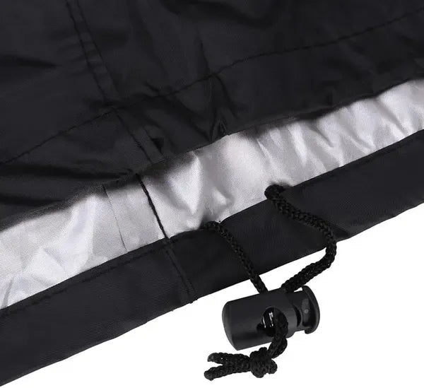 210D Oxford Waterproof Exercise Bike Cover with Drawstring Dust Protection 123 x 58 x 113/142 cm - Black - Sports & Fitness > Exercise, Gym & Fitness > Gym Equipment & Accessories - Rivercity House & Home Co. (ABN 18 642 972 209) - Affordable Modern Furniture Australia