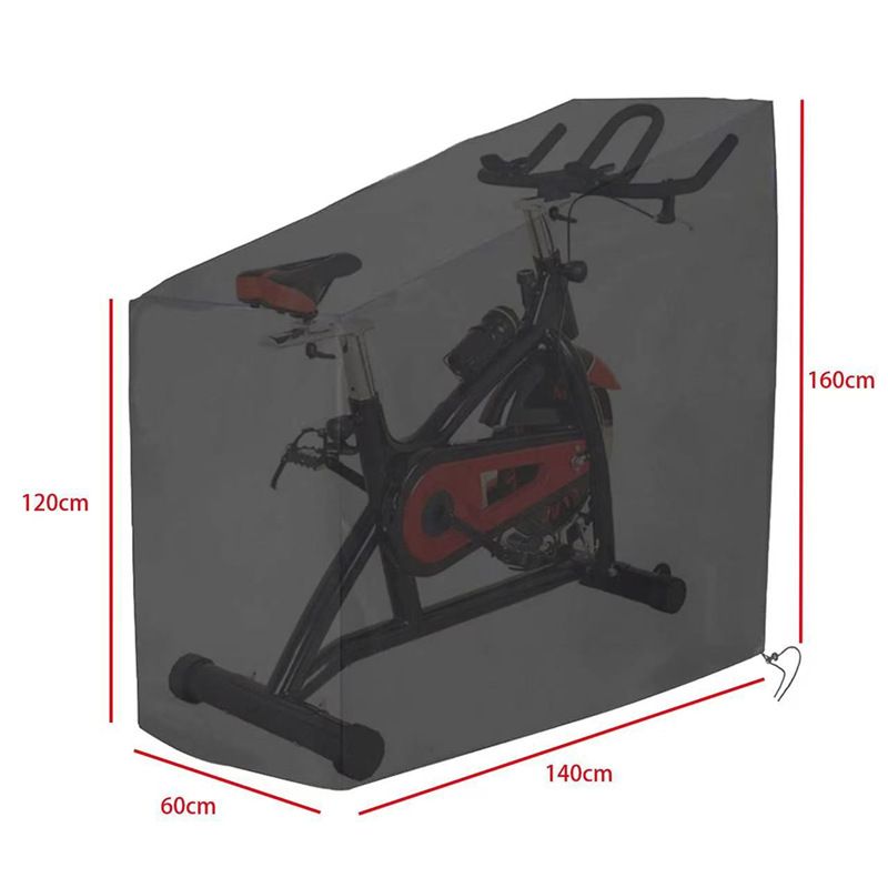 210D Oxford Waterproof Exercise Bike Cover with UV and Dust Protection for Indoor and Outdoor Storage, 140 x 60 x 120/160 cm - Sports & Fitness > Exercise, Gym & Fitness > Gym Equipment & Accessories - Rivercity House & Home Co. (ABN 18 642 972 209) - Affordable Modern Furniture Australia