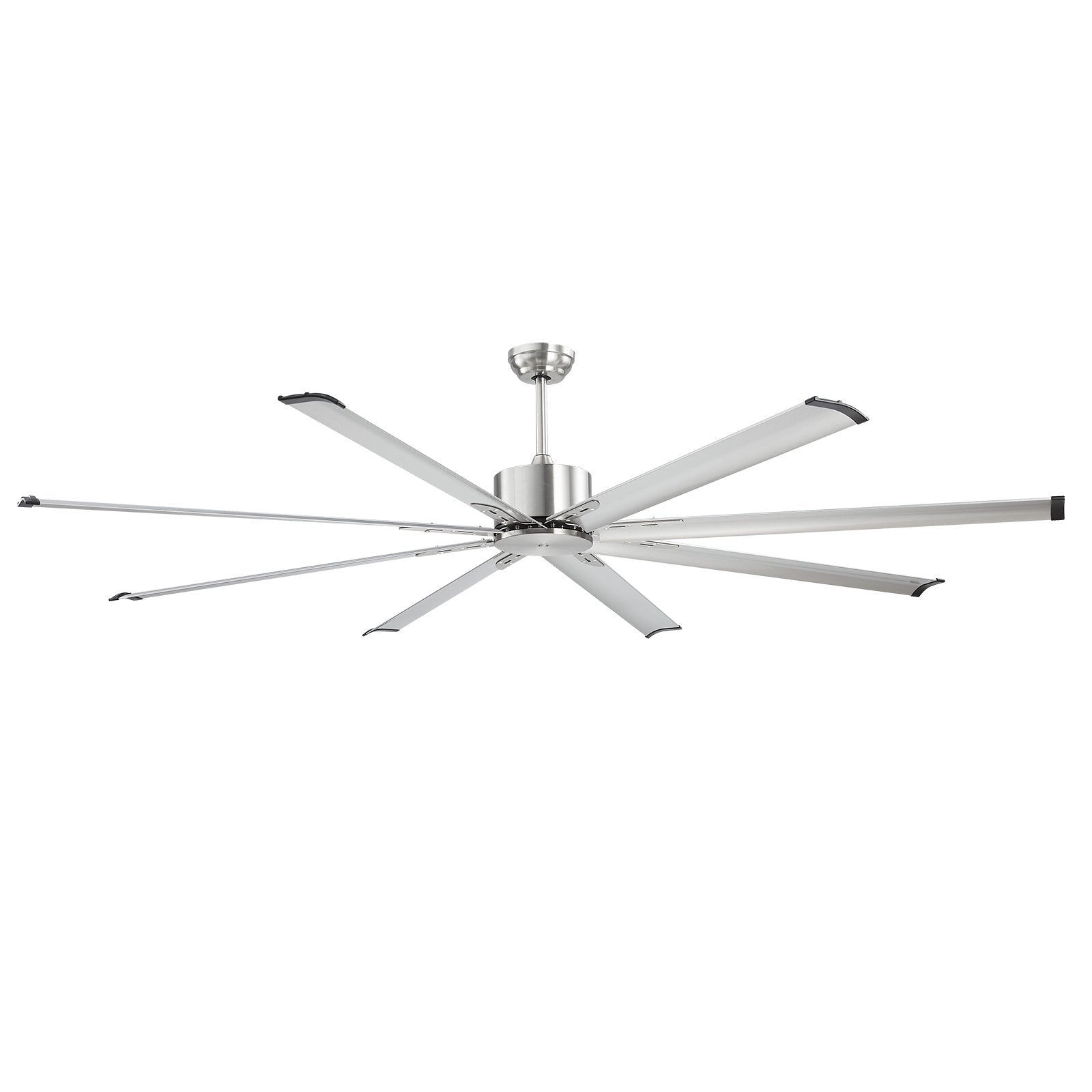 213 cm Ceiling Fan No Light, 6 - Speed Remote Control, Aluminum 8 - Blade, Reversible DC Motor, Modern Low Profile Flush Mount Fan for Bedroom, Living Room, Patio, Indoor/Outdoor, Brushed Nickel - Electronics > Computers & Tablets > Desktops & Accessories - Rivercity House & Home Co. (ABN 18 642 972 209) - Affordable Modern Furniture Australia